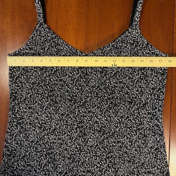 Alex Evenings Women’s Black Sparkle Tank & Jacket Vintage Size Large Evening Out - Picture 15 of 16